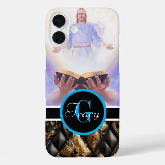 Coque Pour iPhone 16 Plus La Bible de Jésus tenue main