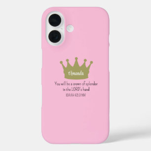 Coque Pour iPhone 16 La Bible de la Couronne contre la foi chrétienne L