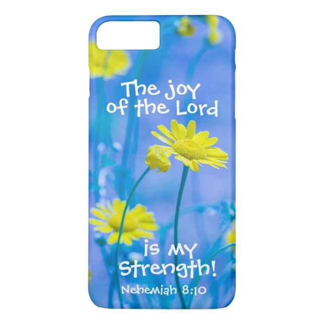 Coques Case-Mate iPhone La Bible Verse Nehemiah La Joie du Seigneur (Dos)