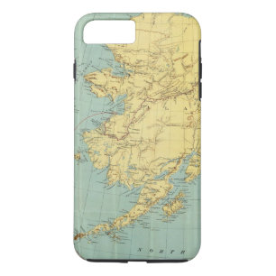 Coque Case-Mate Pour iPhone La carte de McNally de couche-point de l'Alaska