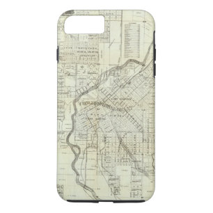 Coques Pour iPhone La carte de Thayer de Denver le Colorado