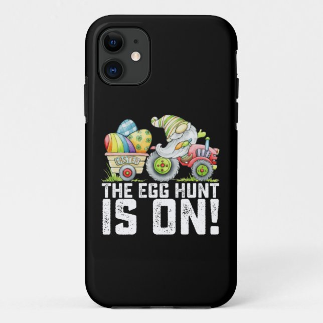 Coques Case-Mate iPhone La chasse aux œufs est sur Gnome drôle de Pâques (Dos)