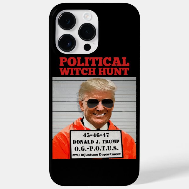 Coques Case-Mate iPhone La chasse aux sorcières politiques de Donald Trump (Verso)