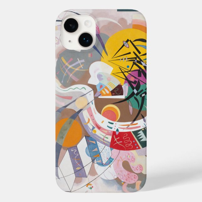 Coques Case-Mate iPhone La courbe dominante de Kandinsky Abstraite (Verso)