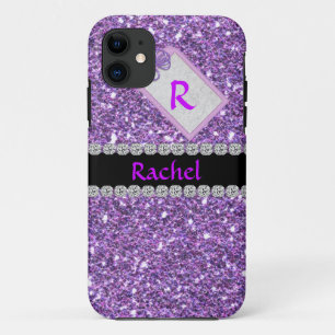 Coque Case-Mate iPhone La COUTUME POURPRE CHIC BLING je téléphone le