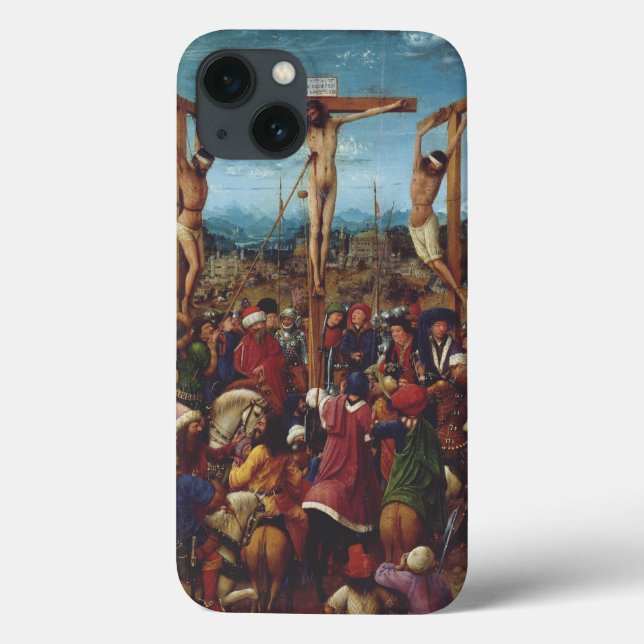 Coques Case-Mate iPhone La Crucifixion par Van Eyck (Verso)