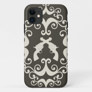 Case-Mate iPhone Case La damassé lance la caisse occidentale grunge de