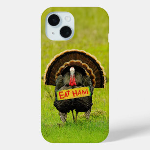 Coque Case-Mate iPhone La dinde fière de SlipperyJoe mange du jambon roug