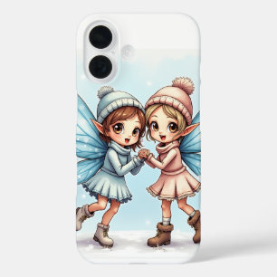 La fée d'hiver d'une paire iPhone 16 Coques