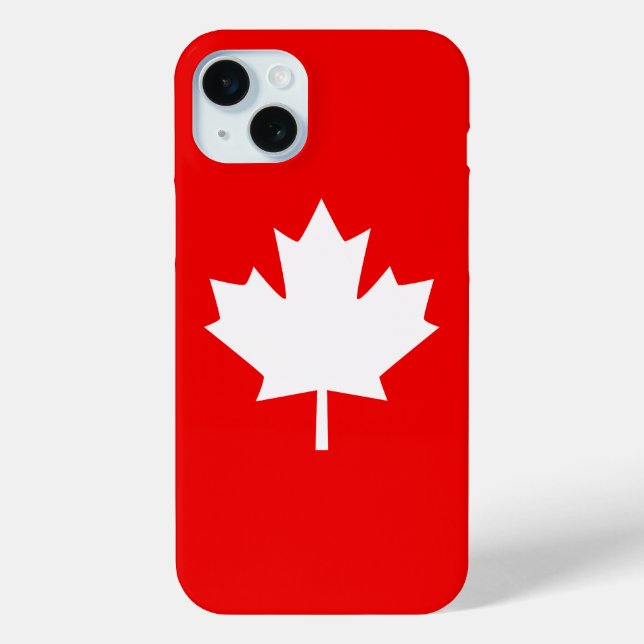 Coques Case-Mate iPhone La Feuille d'érable du Canada 1867 Anniversaire 15 (Verso)
