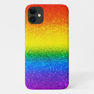 Case-Mate iPhone Case La fierté LGBT des Parties scintillant arc-en-cie