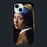 Coque Pour iPhone 15 La fille avec une perle oreille par Johannes Verme<br><div class="desc">La fille avec une perle oreille par Johannes Vermeer Peintre baroque néerlandais (1632 - 1675) La fille avec une perle oreille en détail - huile sur toile - 1665</div>