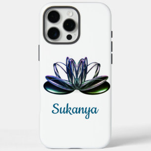 Coque iPhone 16 Pro Max La fleur de lotus personnalisée