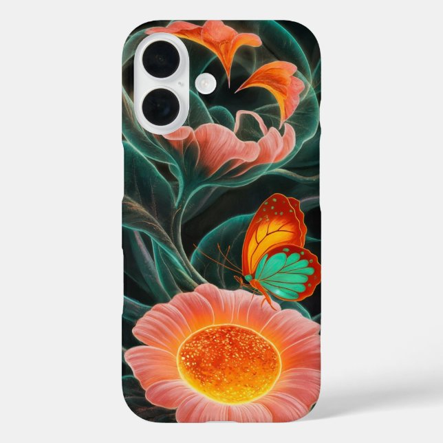 Coques Case-Mate iPhone La floraison bioluminescente : un chef-d'oeuvre fl (Verso)