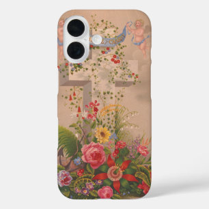 Coque Pour iPhone 16 La Foi Espère Charité Et Fleurs