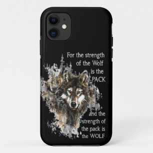 Case-Mate iPhone Case La force du loup, c'est la Personnaliser de devis