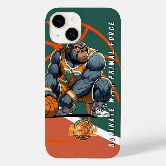Coques Case-Mate iPhone La force primordiale du Basketball (Verso)