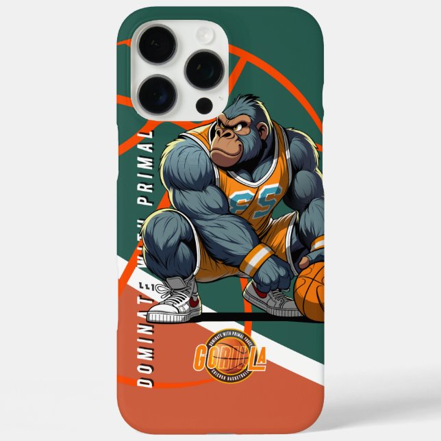 Coques Case-Mate iPhone La force primordiale du Basketball | (Verso)