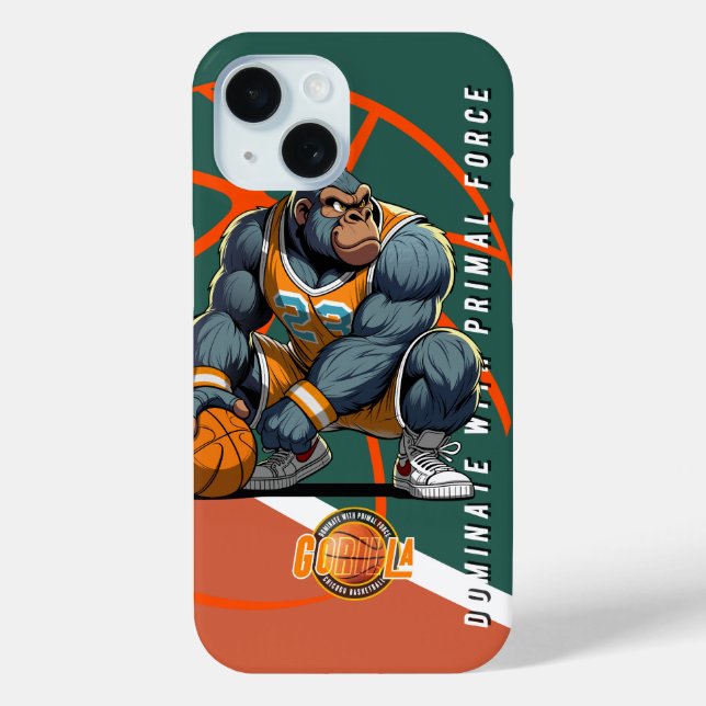 Coques Case-Mate iPhone La force primordiale du Basketball | (Verso)