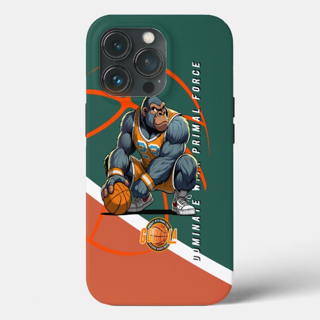 Coques Case-Mate iPhone La force primordiale du Basketball (Verso)