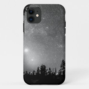Coque Case-Mate iPhone La forêt silhouette l'astronomie de constellation