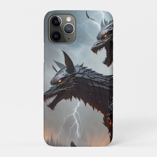 Coques Case-Mate iPhone La foudre Cyborg Wolves (Dos)