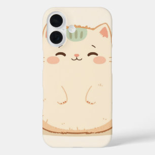 Coque Pour iPhone 16 la fourrure du chat est duveteuse et texturée avec