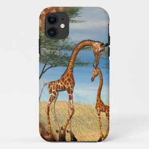Coques Pour iPhone La Girafe Amoureuse de la mère