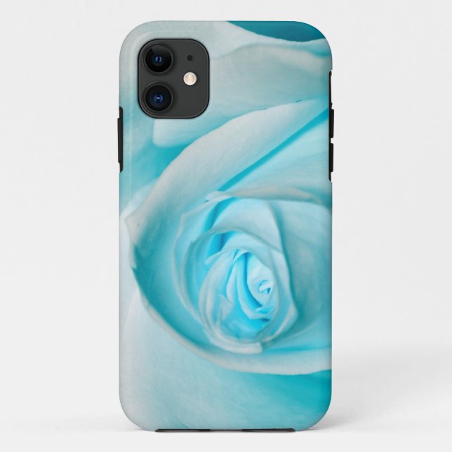Coques Case-Mate iPhone La glace de turquoise s'est levée (Dos)