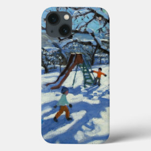 iPhone 13 Case La glissière en hiver Bourg St Moritz