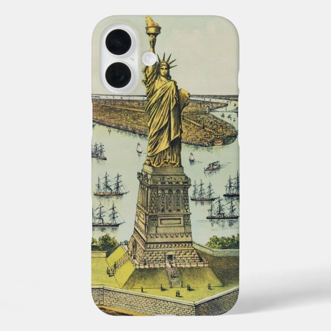 Coques Case-Mate iPhone La Grande Statue de Bartholdi, Statue de la Libert (Verso)