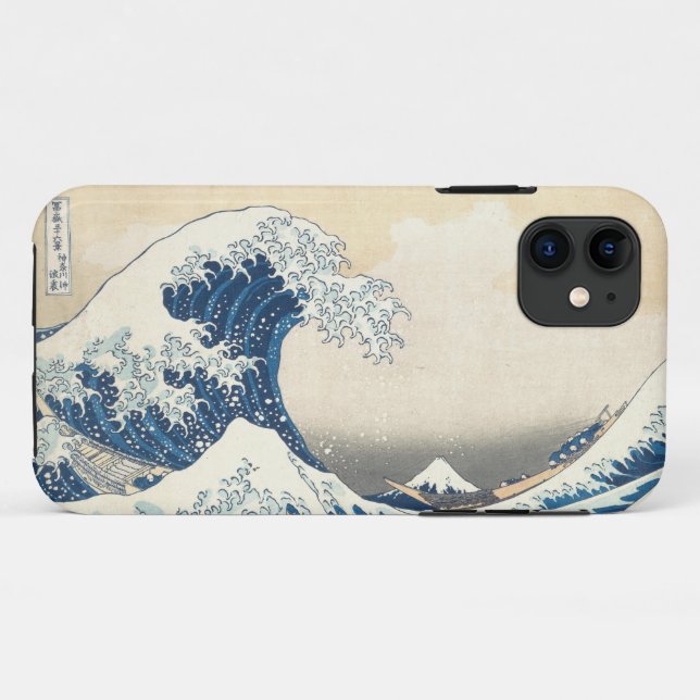 Coques Case-Mate iPhone La Grande Vague au large de Kanagawa (Dos (Horizontal))