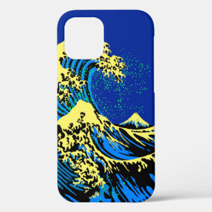 Case-Mate iPhone Case La Grande vague Hokusai dans le style Art Pop Bleu