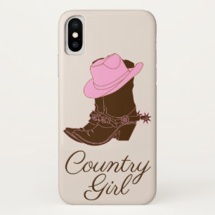 Case-Mate iPhone Case La jeune fille rustique aux bottes de country