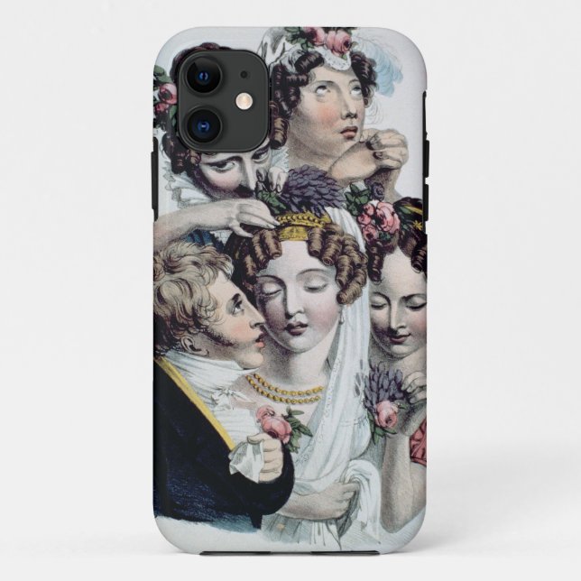 Coques Case-Mate iPhone La jeune mariée, c.1820 (litho) (Dos)