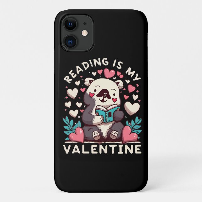 Coques Case-Mate iPhone La lecture est ma Saint-Valentin (Dos)