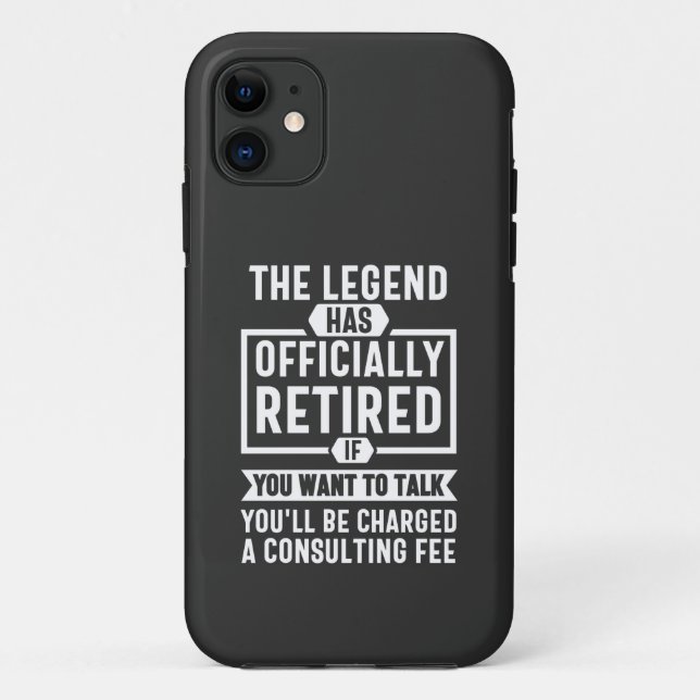 Coques Case-Mate iPhone la légende a officiellement pris sa retraite (Dos)