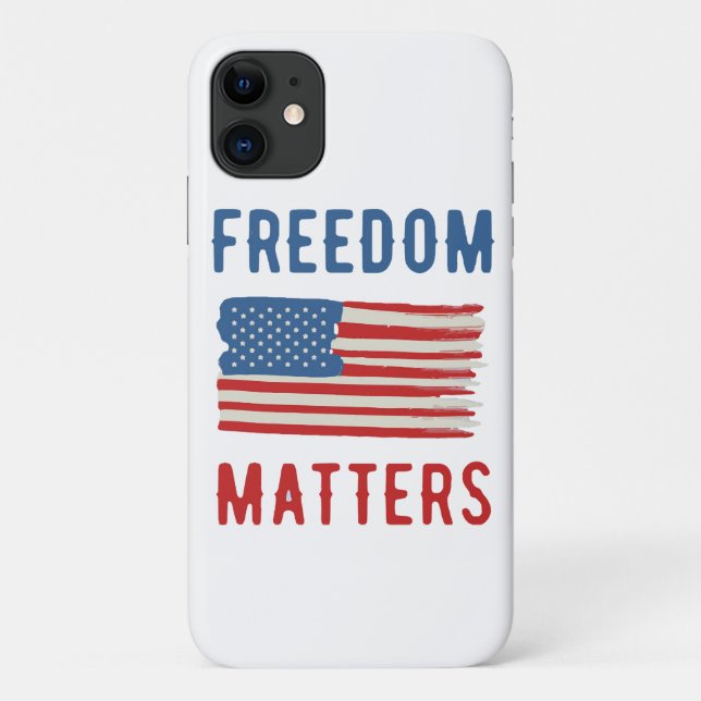 Coques Case-Mate iPhone La liberté est importante (Dos)