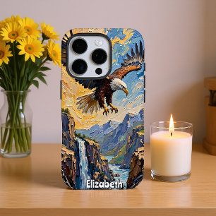 Coque iPhone 16 Pro La Liberté S'Évolue Sur Les Canyons Enchaînés