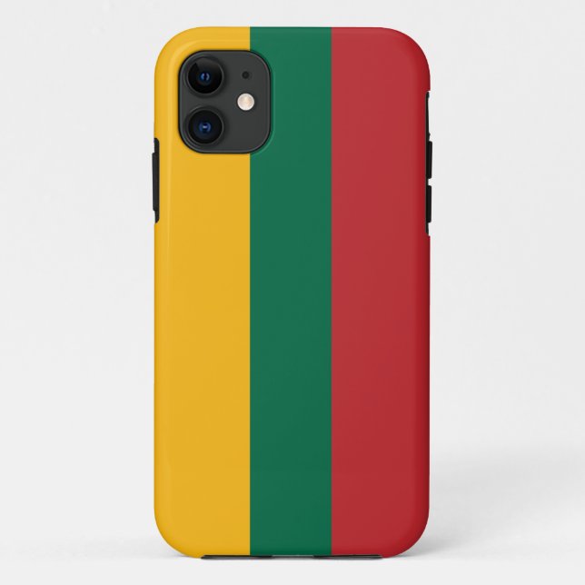 Coques Case-Mate iPhone La Lithuanie - drapeau lithuanien (Dos)