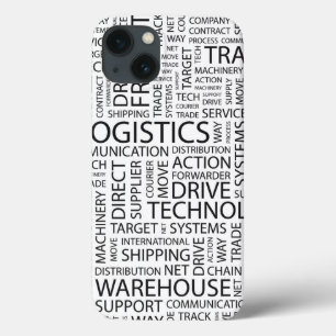 Coques Pour iPhone La LOGISTIQUE modèle avec des mots