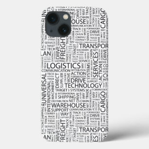 Etui iPhone Case-Mate La LOGISTIQUE modèle avec des mots