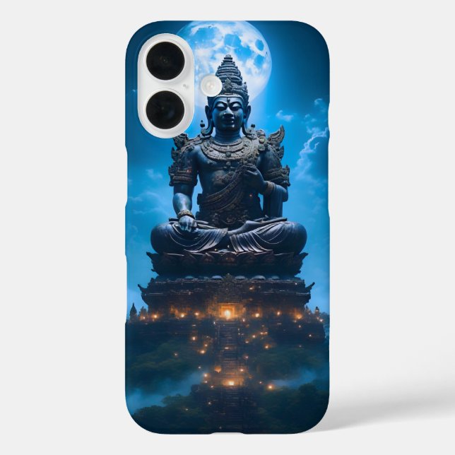 Coques Case-Mate iPhone La Lumière de la Pleine Lune du Bouddha (Verso)