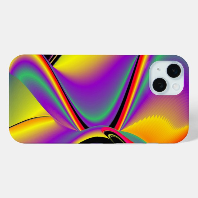 Coques Case-Mate iPhone La Magie des Couleurs Abstrait 3D Rainbowart (Verso (horizontal))