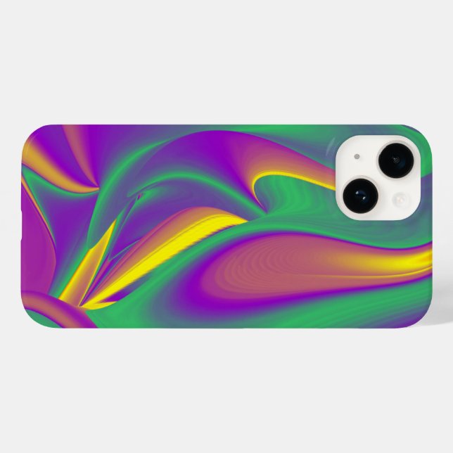 Coques Case-Mate iPhone La magie des couleurs Abstrait Rainbowart 3D (Verso (horizontal))