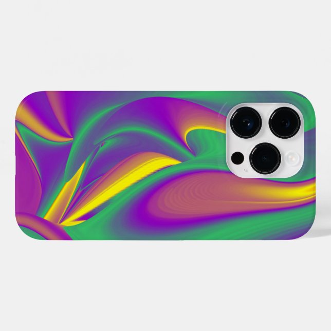 Coques Case-Mate iPhone La magie des couleurs Abstrait Rainbowart 3D (Verso (horizontal))