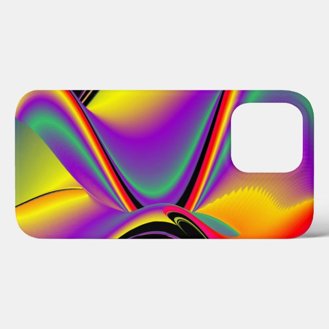 Coques Case-Mate iPhone La magie des couleurs Abstrait Rainbowart 3D (Verso (horizontal))