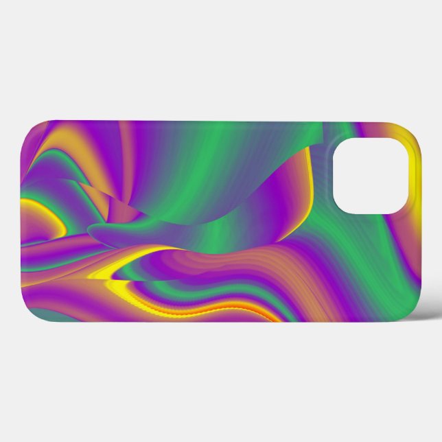 Coques Case-Mate iPhone La magie des couleurs Abstrait Rainbowart 3D (Verso (horizontal))