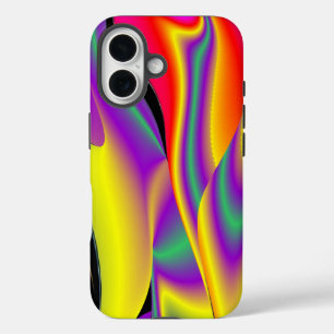 Coque Pour iPhone 16 La magie des couleurs Abstrait Rainbowart 3D