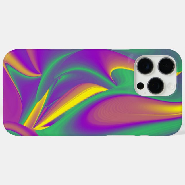 Coques Case-Mate iPhone La magie des couleurs Abstrait Rainbowart 3D (Verso (horizontal))